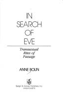 Cover of: In Search of Eve by Anne Bolin