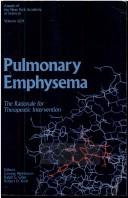 Cover of: Pulmonary Emphysema by George Weinbaum, Ralph E. Giles, Robert D. Krell, George Weinbaum, Ralph E. Giles