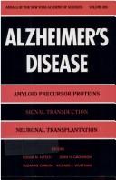 Cover of: Alzheimer's Disease by Roger M. Nitsch, John H. Growdon, Roger M. Nitsch, John H. Growdon