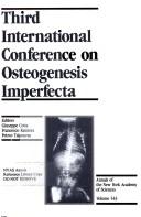 Cover of: Third International Conference on Osteogenesis Imperfecta
