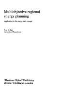 Cover of: Multi-Objective Regional Energy Planning (Studies in Applied Regional Science)