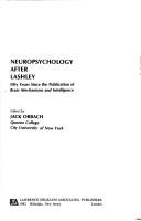 Cover of: Neuropsychology After Lashley by 