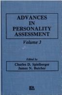 Cover of: Advances in Personality Assessment: Volume 3 (Advances in Personality Assessment)