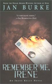 Cover of: Remember Me, Irene  by Jan Burke, Jan Burke