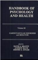 Cover of: Cardiovascular disorders and behavior