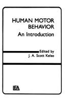 Cover of: Human motor behavior: an introduction
