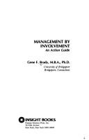 Cover of: Management by involvement: an action guide