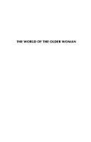 Cover of: The world of the older woman: conflicts and resolutions