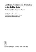 Cover of: Guidance, control, and evaluation in the public sector: the Bielefeld interdisciplinary project