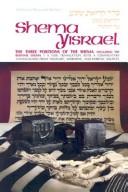 Cover of: Shema Yisroel: The Three Portions of the Shema Including the Bedtime Shema (Artscroll (Mesorah Series))