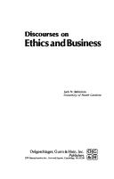 Cover of: Discourses on ethics and business
