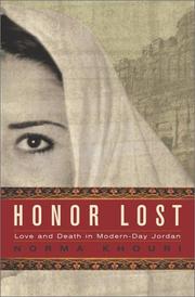 Honor lost by Norma Khouri