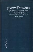 Cover of: Jimmy Durante by David Bakish