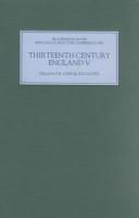 Cover of: Thirteenth century England.