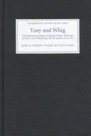 Cover of: Tory and Whig by Oxford, Edward Harley Earl of
