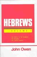 Cover of: Hebrews by John Owen