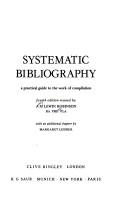 Systematic Bibliography by Anthony Meredith Lewin Robinson