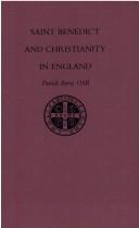 Cover of: Saint Benedict and Christianity in England