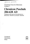 Cover of: Chronicon Paschale 284-628 AD