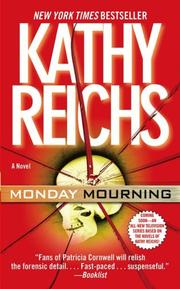 Cover of Monday mourning