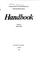 Cover of: Handbook