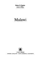 Cover of: Malawi (World Bibliographical)