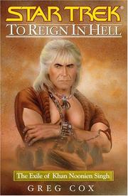 Cover of: Star Trek: The Exile of Khan Noonien Singh: To Reign in Hell - Eugenics Wars: Vol. 3
