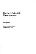 Cover of: Goethe's Scientific Consciousness