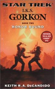 Cover of: Honor Bound by Keith R.A. Decandido.
