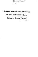 Cover of: Science and the sons of genius: studies on Humphry Davy