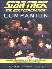 Cover of: The Star trek, the next generation companion by Larry Nemecek