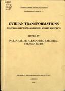 Cover of: Ovidian transformations by 