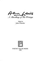 Cover of: Alun Lewis by John Pikoulis