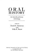 Cover of: Oral History: An Interdisciplinary Anthology
