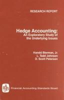 Cover of: Hedge accounting: an exploratory study of the underlying issues