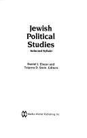 Cover of: Jewish political studies | Daniel Judah Elazar