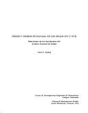 Cover of: Indios y negros en Panamá en los siglos XVI y XVII: selecciones de los documentos del Archivo General de Indias