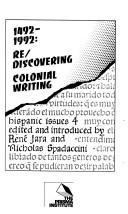 Cover of: 1492-1992: re/discovering colonial writing