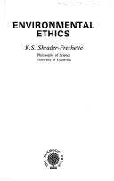 Cover of: Environmental ethics