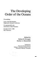 Cover of: The developing order of the oceans: proceedings