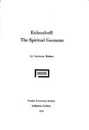 Eichendorff: the spiritual geometer by Lawrence Radner