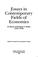 Cover of: Essays in Contemporary Fields of Economics