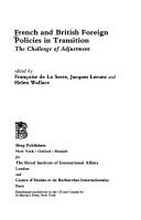 Cover of: French and British foreign policies in transition: the challenge of adjustment