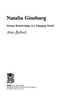 Cover of: Natalia Ginzburg: human relationships in a changing world