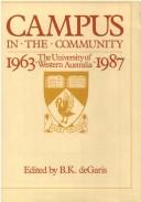 Cover of: Campus in the community by edited by Brian de Garis.