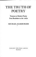 Cover of: The truth of poetry by Michael Hamburger