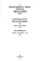 Cover of: A Frenchman's walk through Ireland, 1796-7