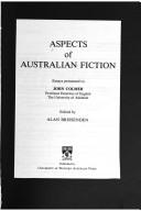 Cover of: Aspects of Australian fiction: essays presented to John Colmer