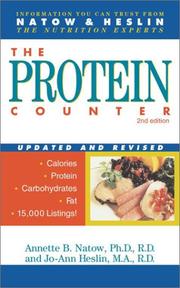 Cover of: The protein counter | Annette B. Natow