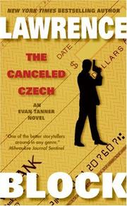 Cover of: The Canceled Czech (Evan Tanner Mysteries) | Lawrence Block